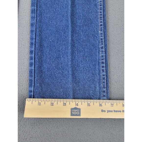 Vintage Wrangler Jeans Womens 9 Blue High Rise Straight Leg Made in USA 90s - Picture 4 of 13